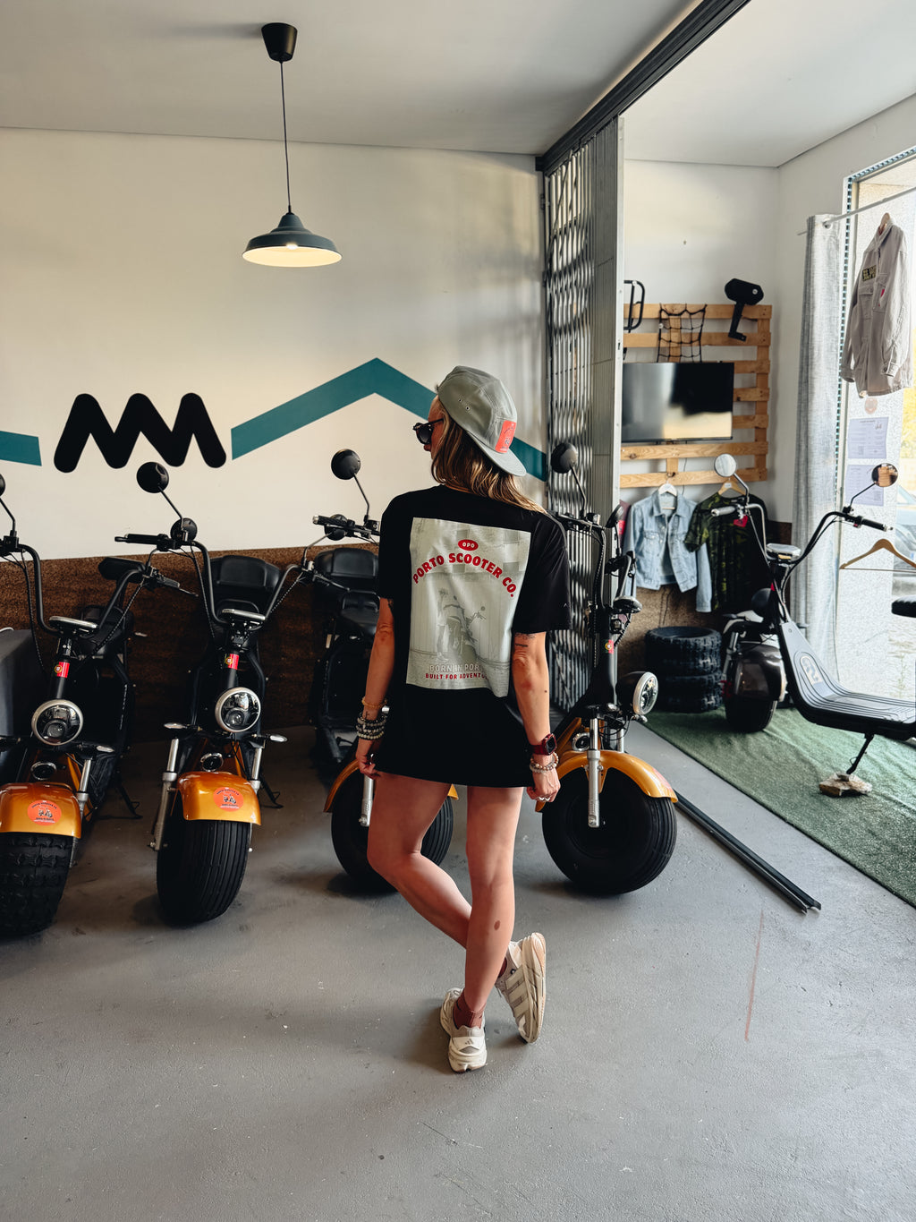 Vintage Black Scooter Girl Tee | One of One
