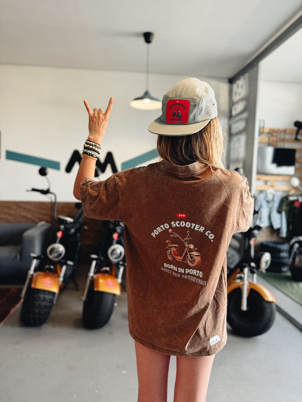 Beige Acid Wash PSC Tee | One of One…for now