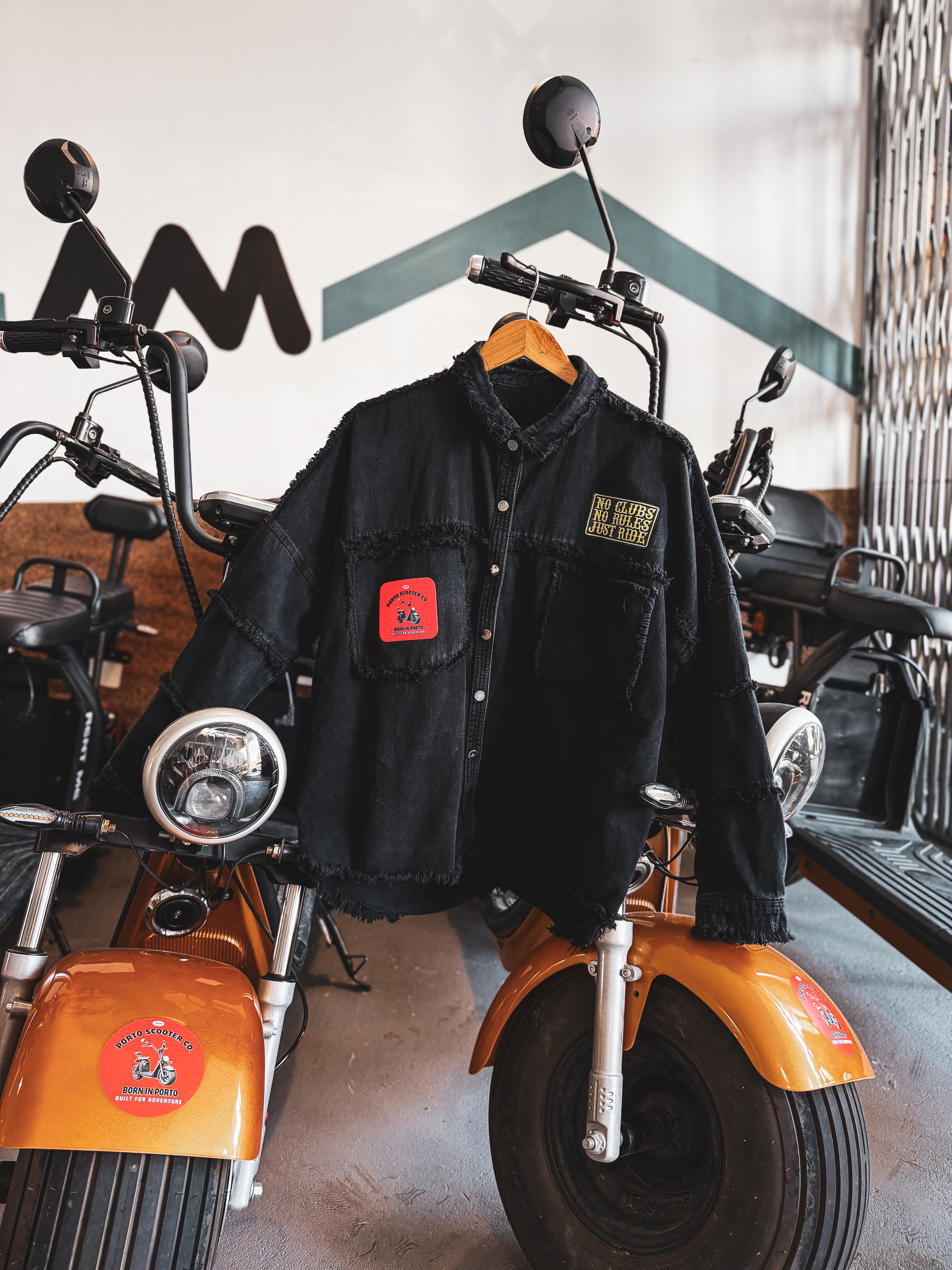 Women's Black Vintage Denim Shirt Jacket | One of One